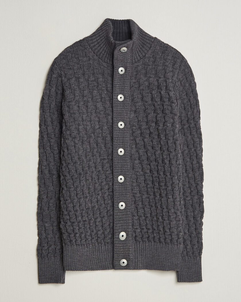 S.N.S. Herning Stark Cardigan Gneiss Grey – Harmaa