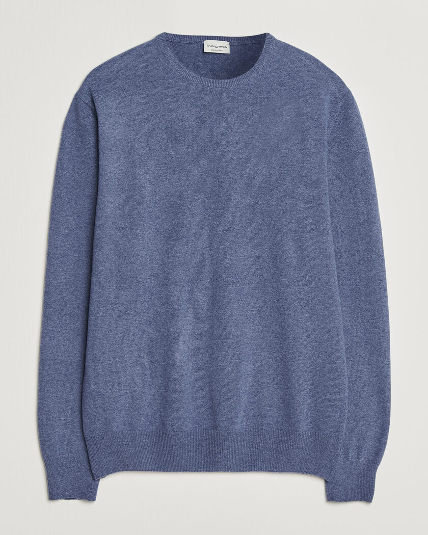 Morgano Wool/Cashmere Crewneck Jeans – Sininen