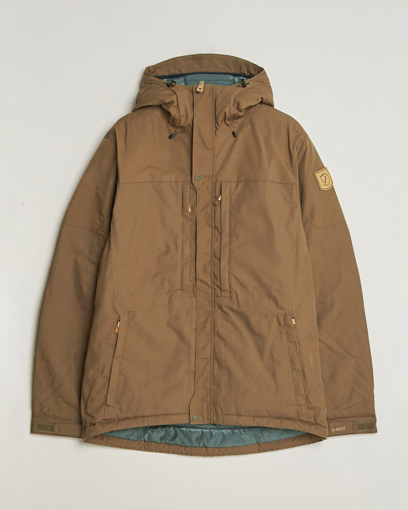 Fjällräven Skogsö Padded Jacket Dark Oak – Ruskea