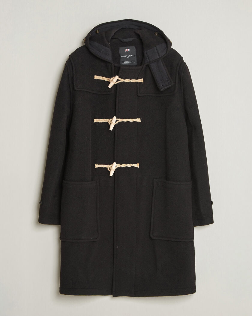 Gloverall 575 Monty Original Duffle Coat Black – Musta