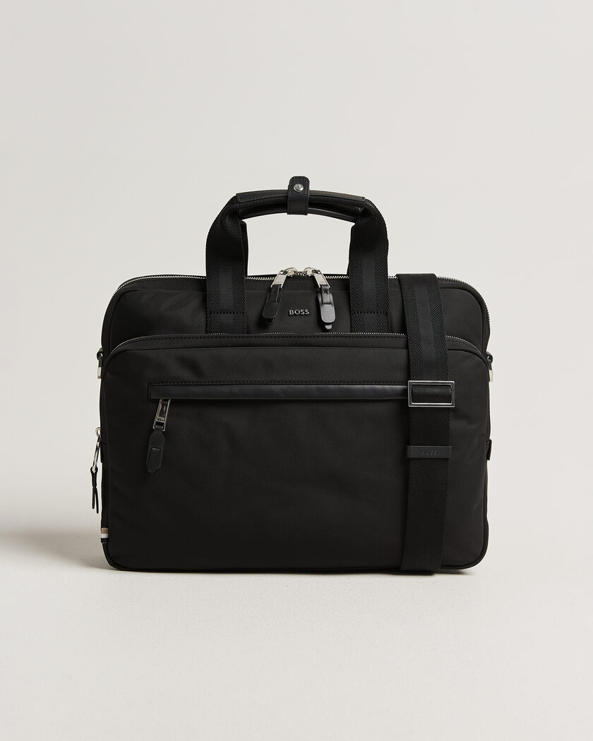 BOSS BLACK Highway Document Case Black – Musta