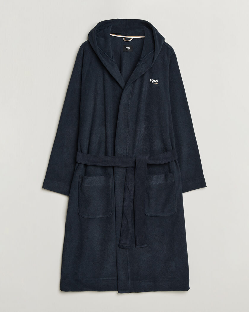 BOSS BLACK Terry Robe Dark Blue – Sininen