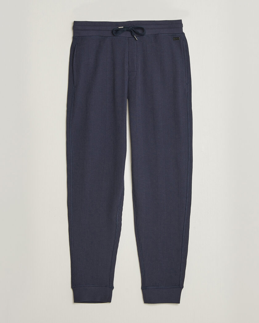 BOSS BLACK Structured Loungewear Sweatpants Dark Blue – Sininen