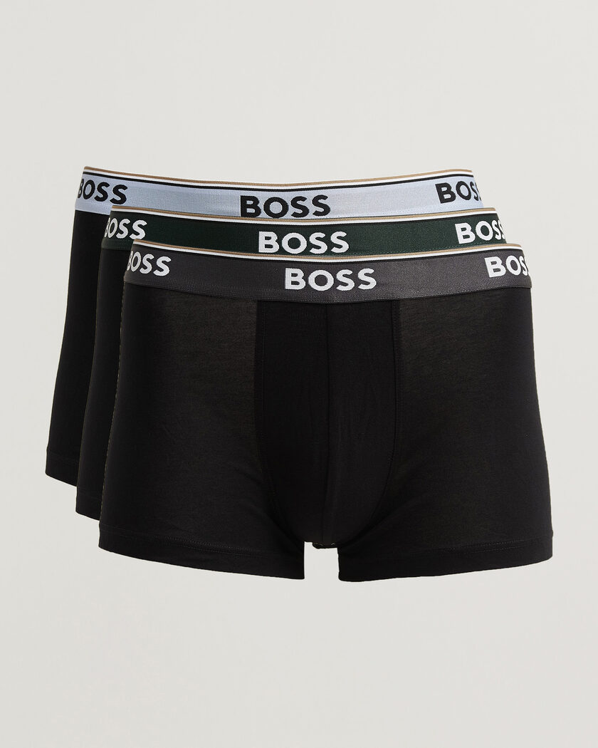 BOSS BLACK 3-Pack Trunk Black – Musta