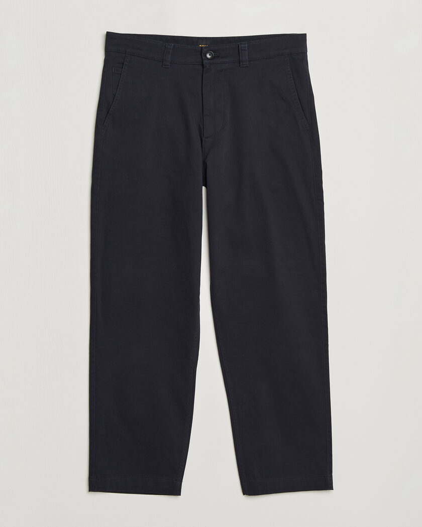 BOSS ORANGE Cotton Chino Dark Blue – Sininen