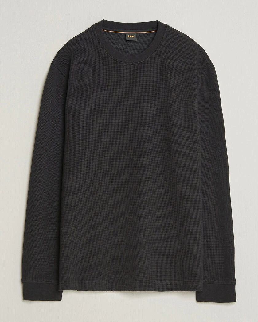 BOSS ORANGE Tempesto Sweater Black – Musta