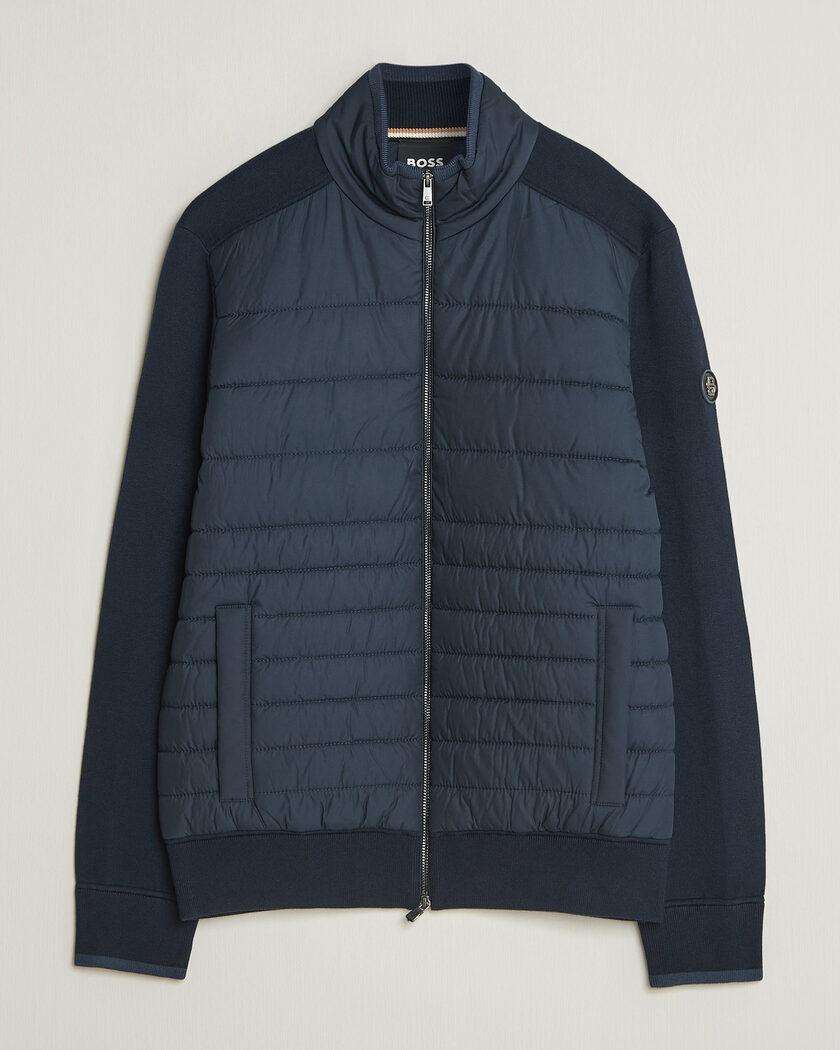 BOSS BLACK Facente Hybrid Jacket Dark Blue – Sininen