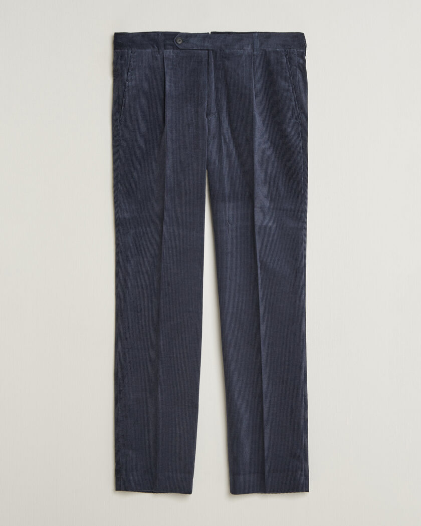 BOSS BLACK Perino Corduroy Suit Trousers Open Blue – Sininen