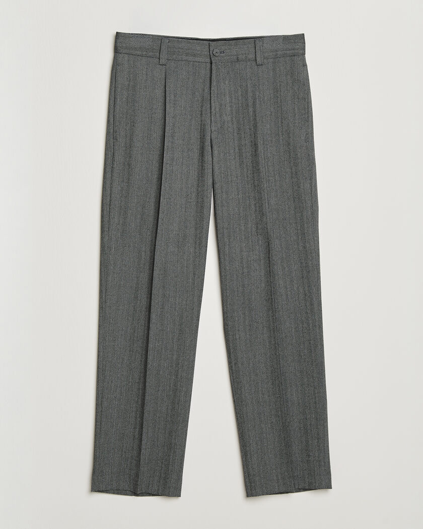 HUGO Flips Herringbone Suit Trousers Dark Grey – Harmaa