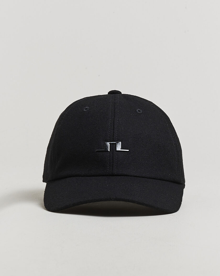 J.Lindeberg Winter Wool Cap Black – Musta