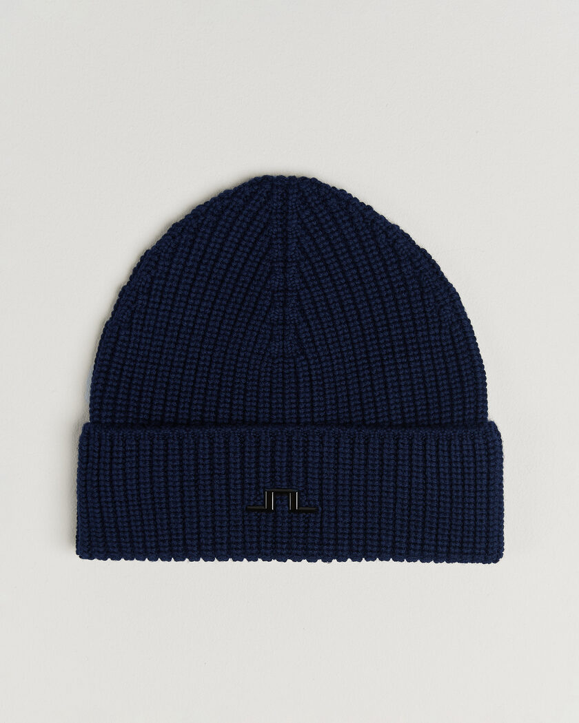 J.Lindeberg Merino Beanie JL Navy – Sininen