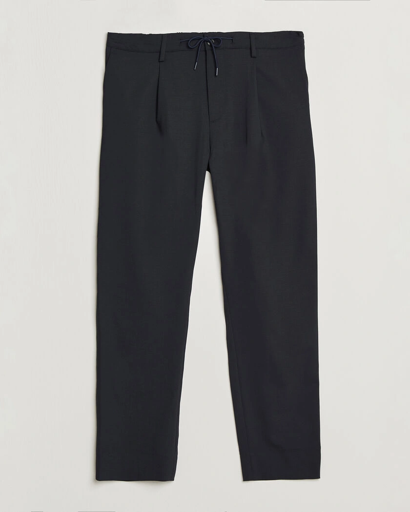 J.Lindeberg Harris Stretch Wool Pants JL Navy – Sininen