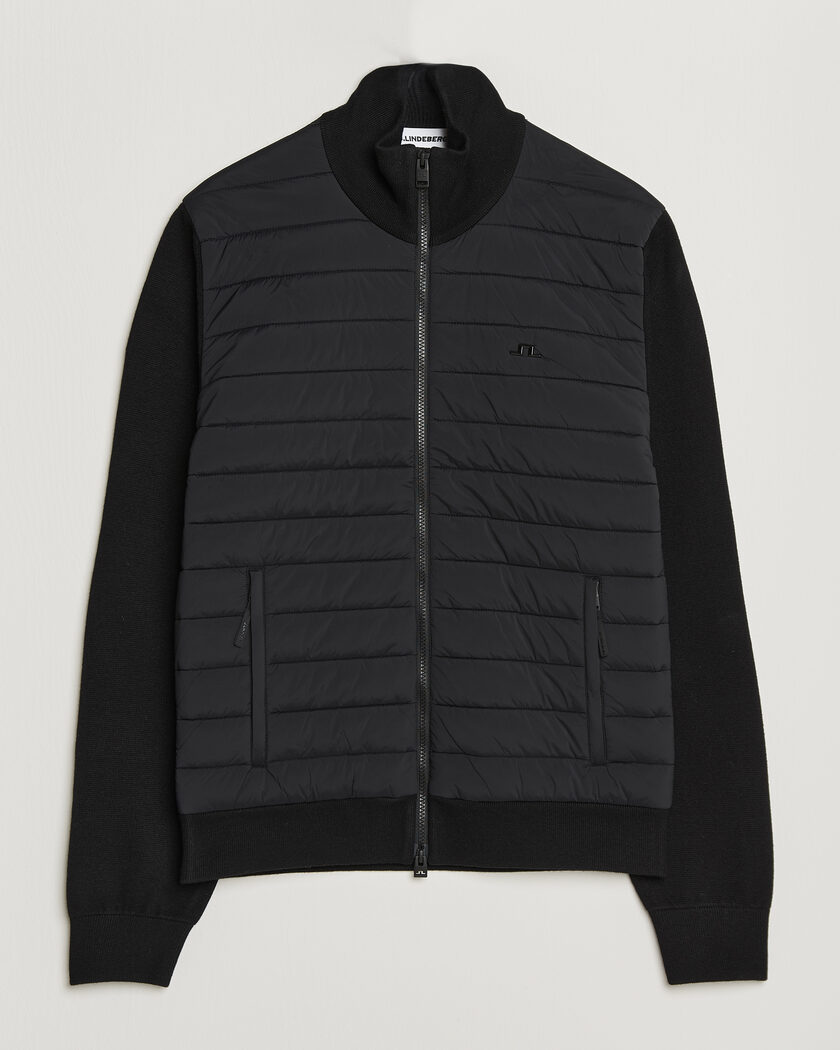 J.Lindeberg Boen Hybrid Jacket Black – Musta