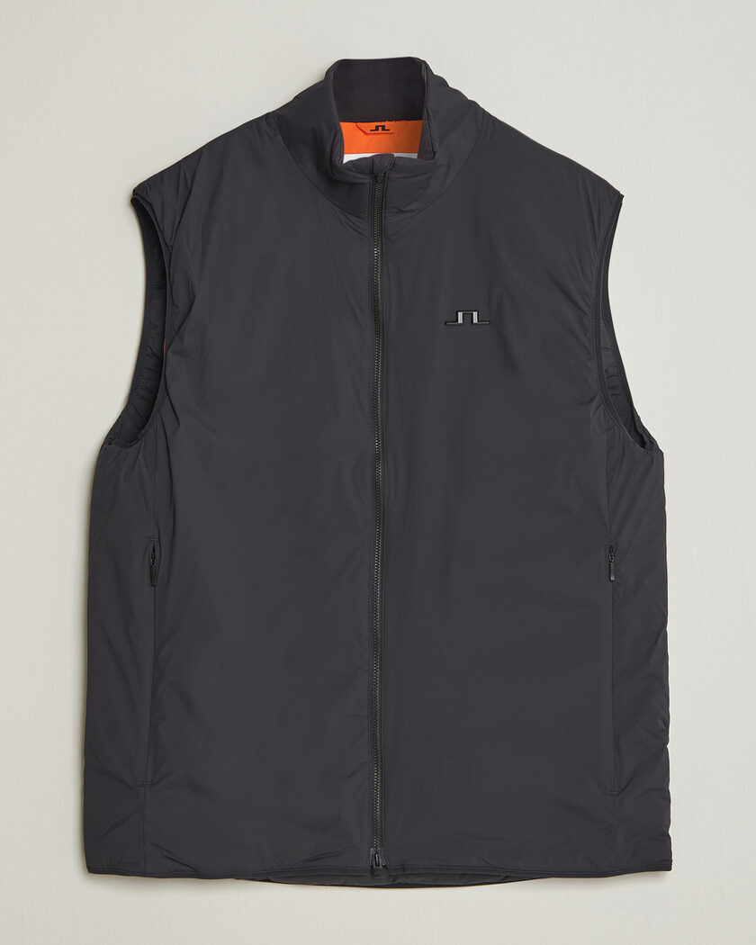 J.Lindeberg Clinton Padded Vest Black – Musta