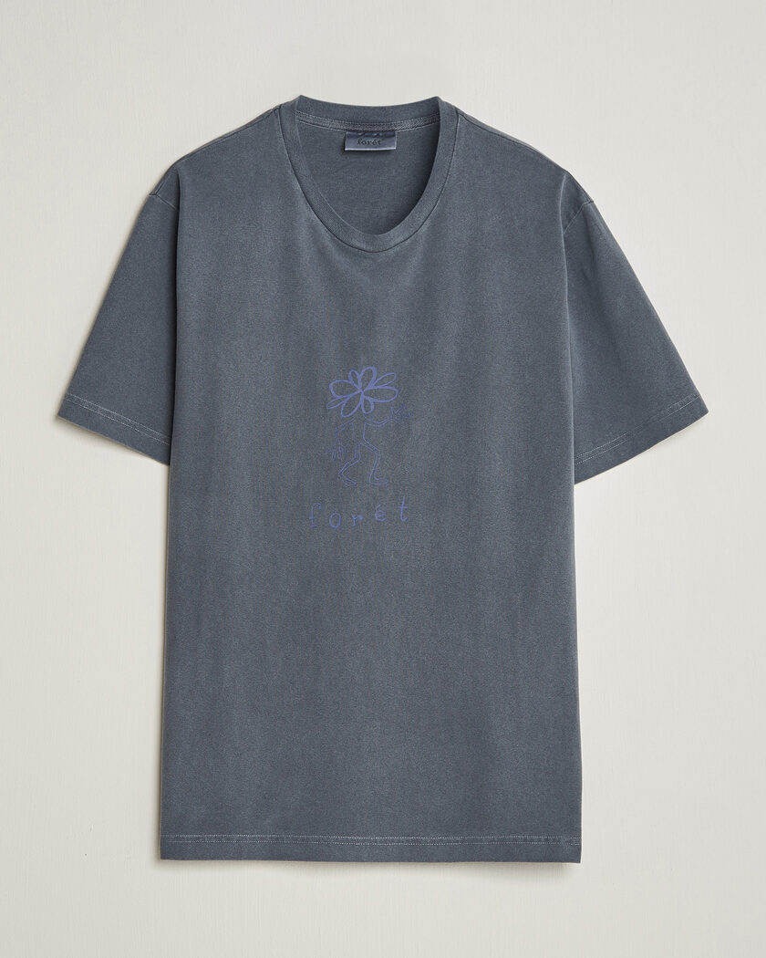 Forét Clover T-Shirt Navy – Sininen