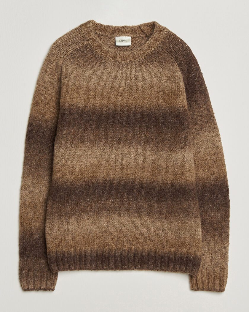 Forét Space Yarn Crew Neck Brown – Ruskea