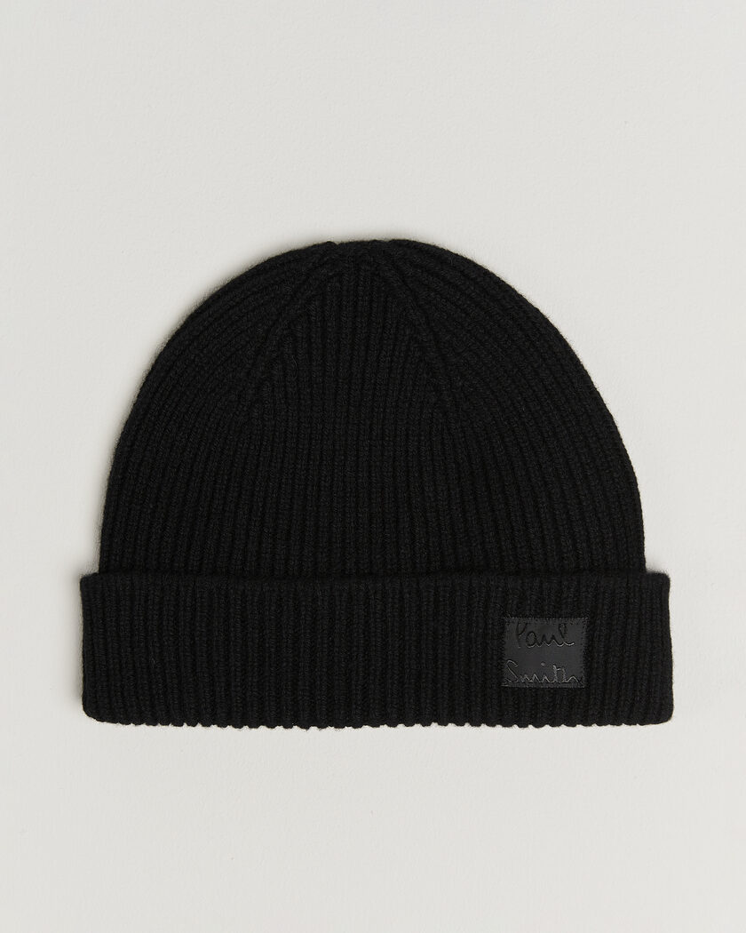 Paul Smith Cashmere Beanie Black – Musta