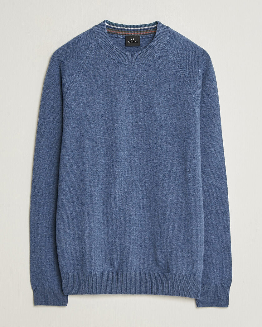 PS Paul Smith Wool Knitted Sweater Blue – Sininen