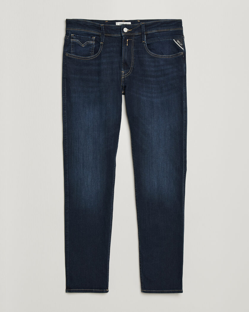 Replay Anbass Powerstretch Jeans Dark Blue – Sininen