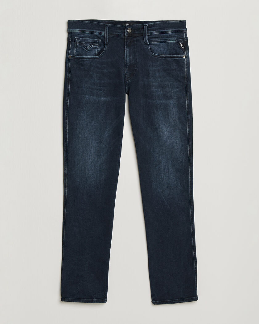 Replay Anbass Hyperflex Jeans Dark Blue – Sininen