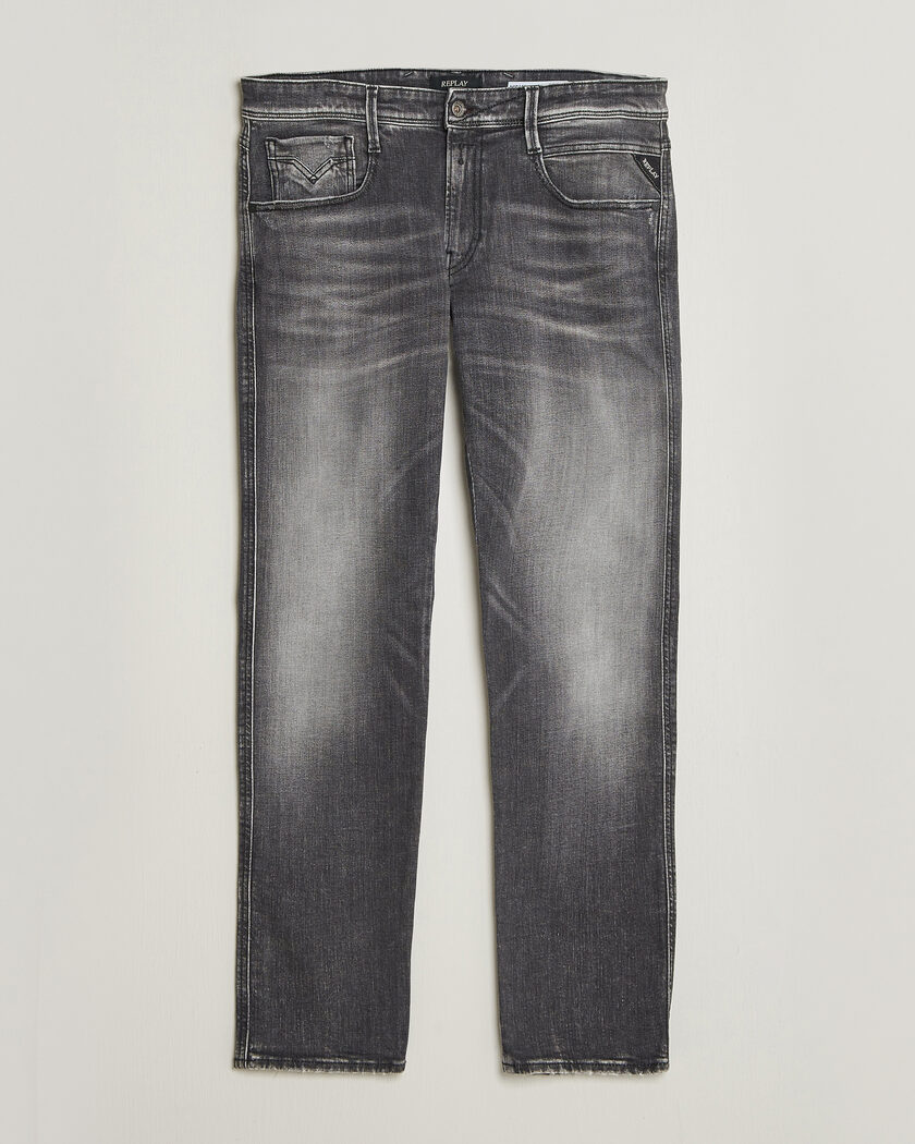 Replay Anbass 5 Years Wash Jeans Dark Grey – Harmaa
