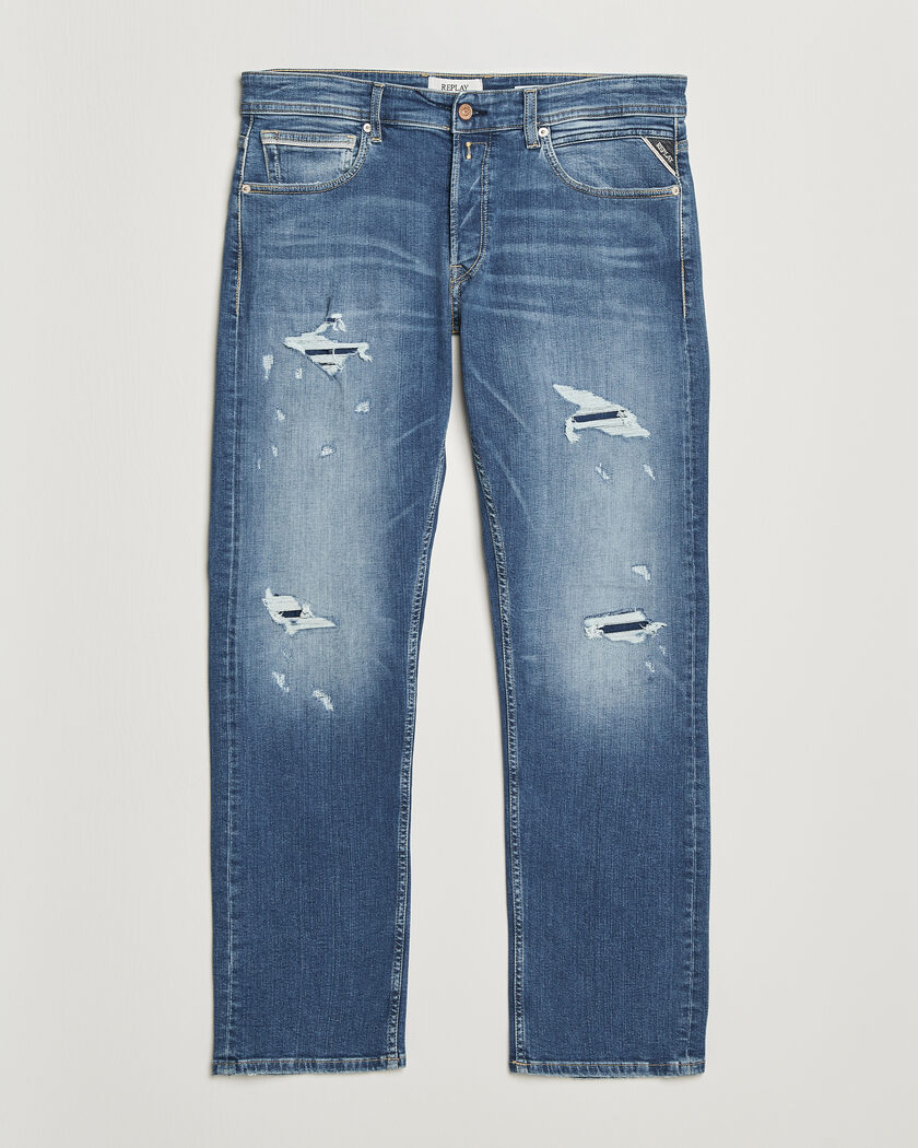 Replay Grover Super Stretch DNA Jeans Medium Blue – Sininen