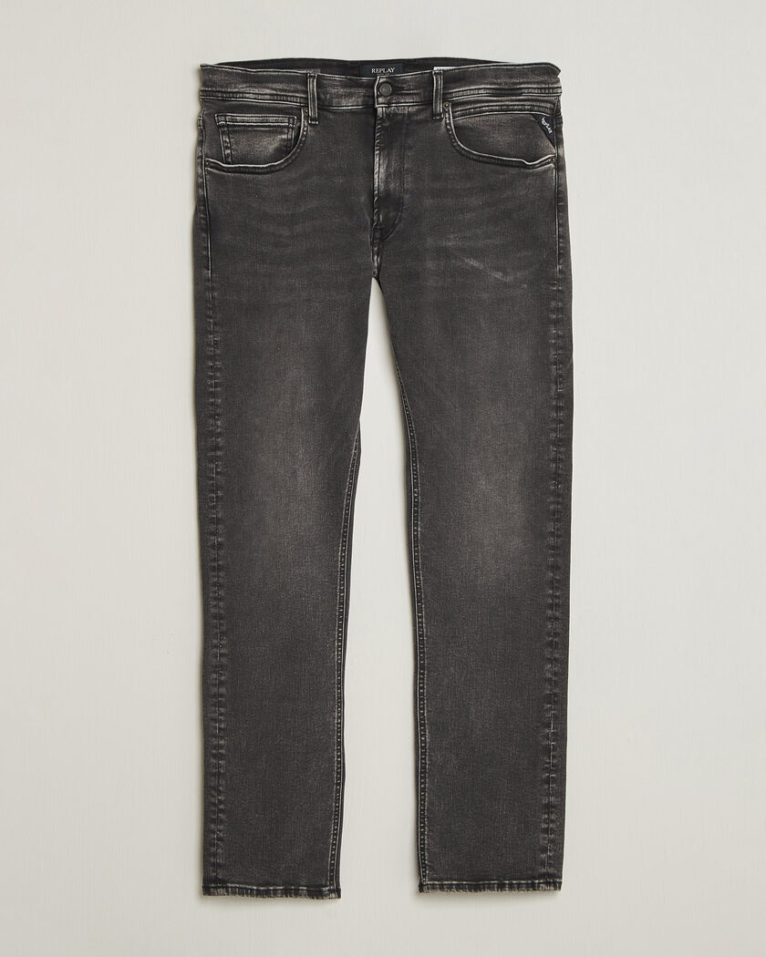 Replay Grover Hyperflex Jeans Dark Grey – Harmaa