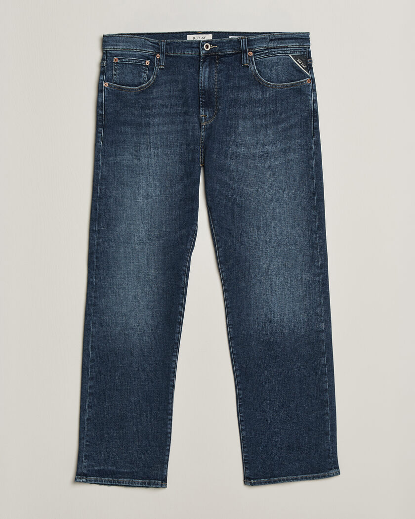 Replay Aideen Straight Fit Jeans Medium Blue – Sininen
