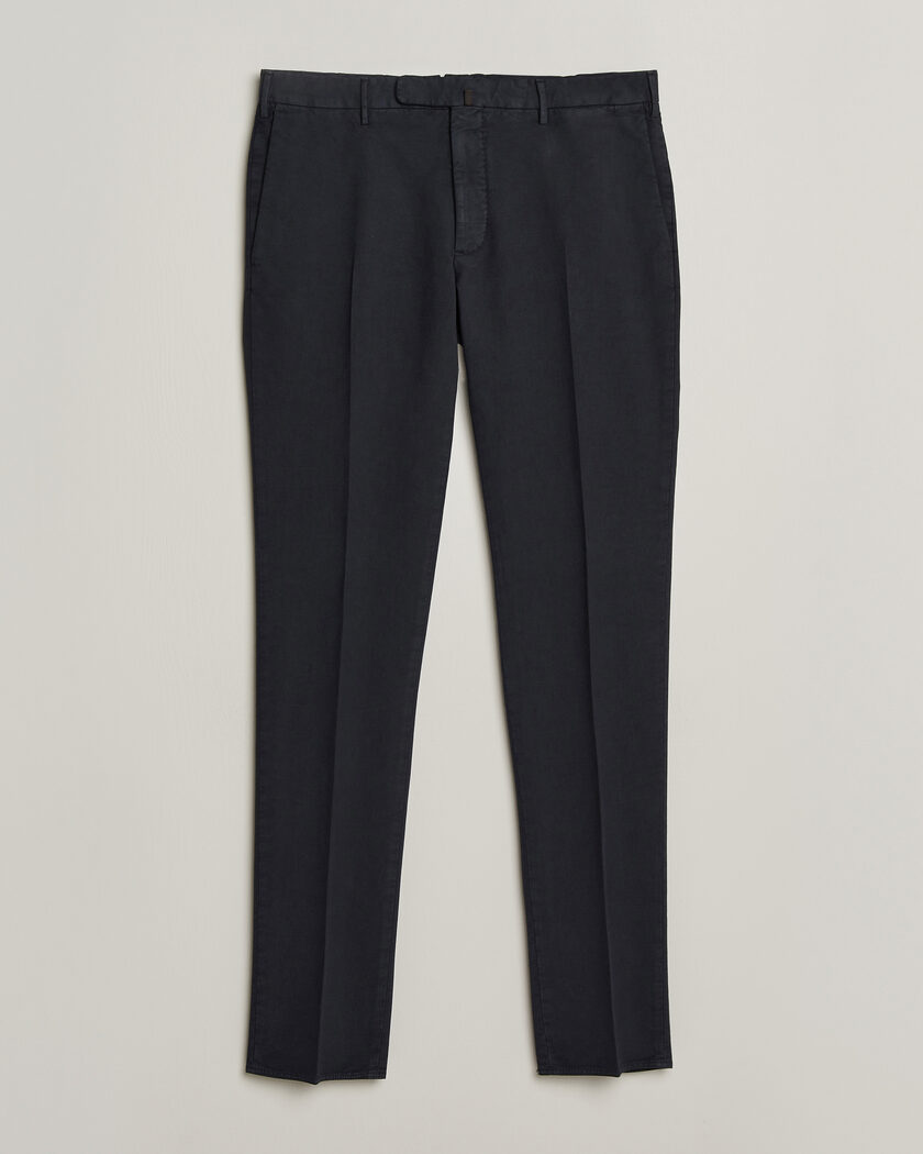 Incotex Slim Fit Soft Cotton Stretch Chinos Navy – Sininen