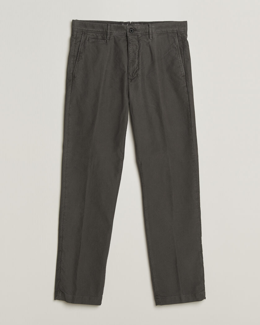 Incotex Regular Fit Garment Dyed Slacks Dark Grey – Harmaa