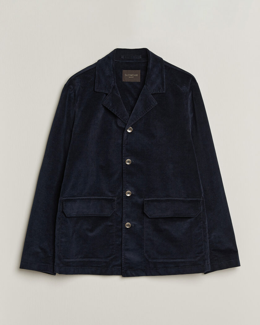 Incotex Corduroy Sports Jacket Navy – Sininen