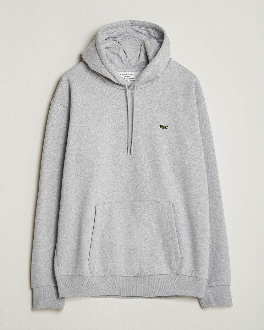 Lacoste Hoodie Silver Chine – Harmaa