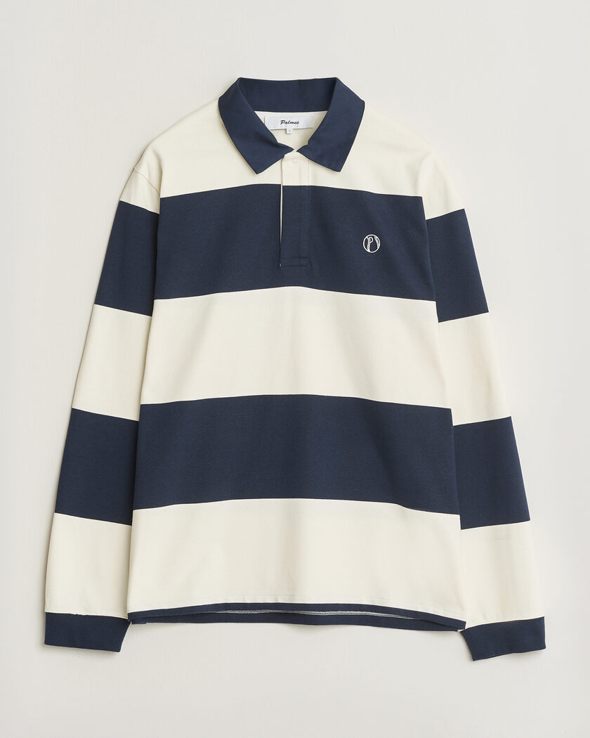 Palmes Ball Rugby Shirt Navy Stripe – Sininen