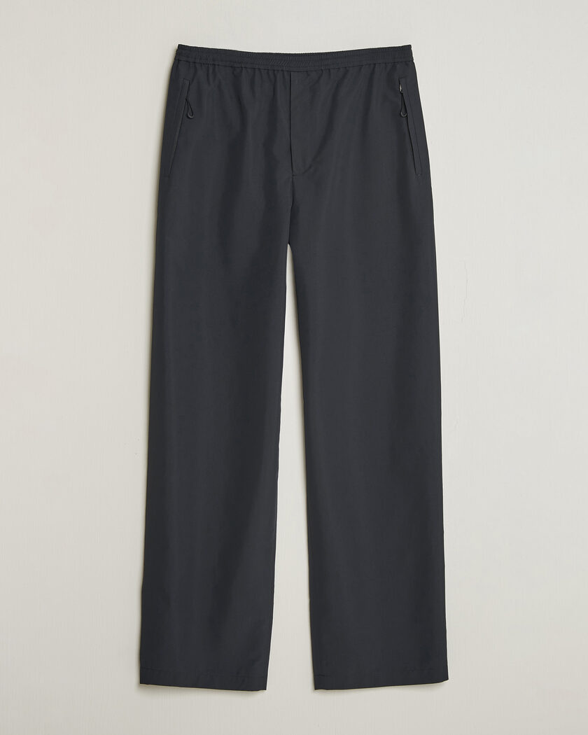 Jil Sander Drawstring Trousers Black – Musta