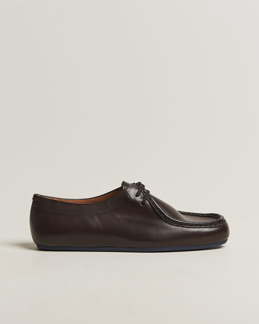 Jil Sander Leather Derbies Cacao – Ruskea
