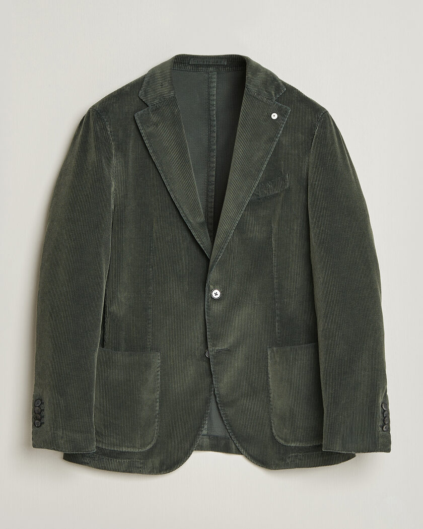 L.B.M. 1911 Jack Corduroy Blazer Soft Green – Vihreä