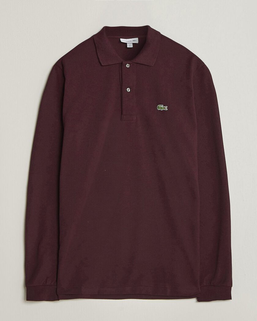 Lacoste Original Long Sleeve Polo Piké Oxalis – Punainen
