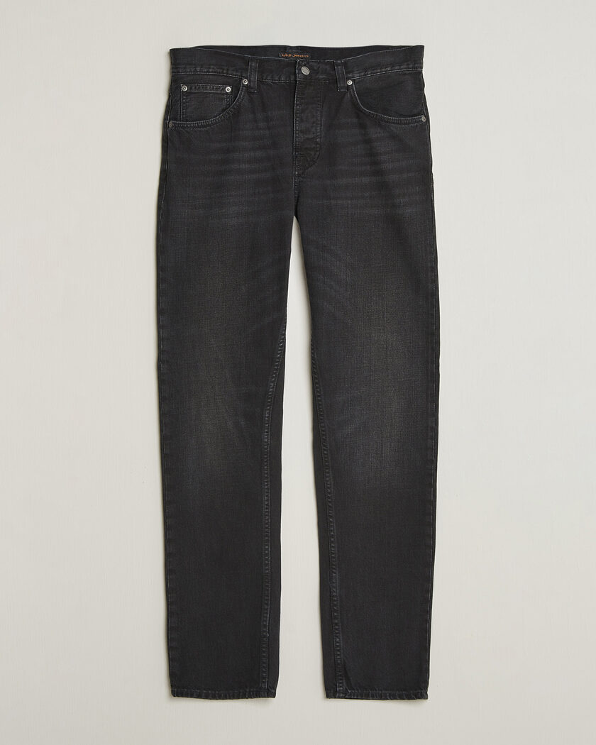 Nudie Jeans Steady Eddie II Jeans Black Fog – Musta