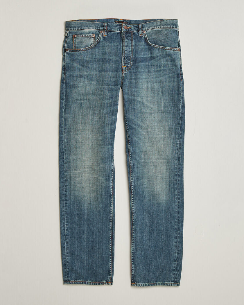 Nudie Jeans Rad Rufus Jeans Echoed Gold – Sininen