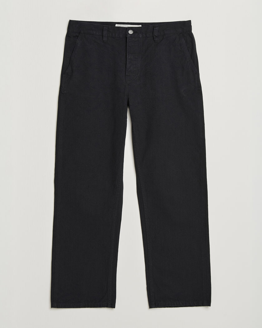 Nudie Jeans Tuff Tony Duck Canvas Pants Black – Musta