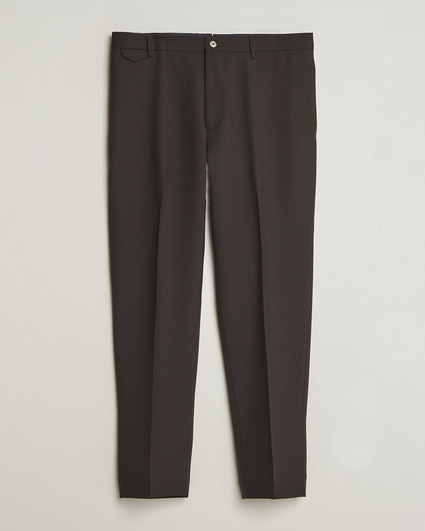 Santaniello Wool Trousers Brown – Ruskea