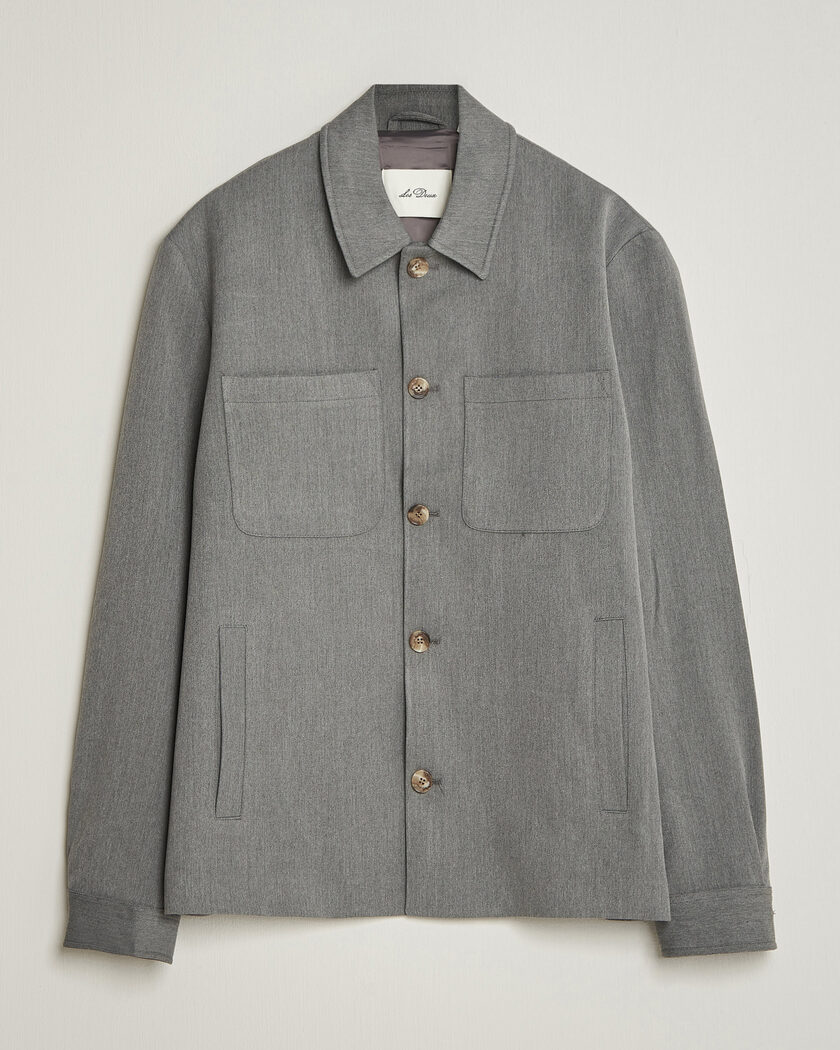 LES DEUX Marsielle Hybrid Jacket Grey Melange – Harmaa