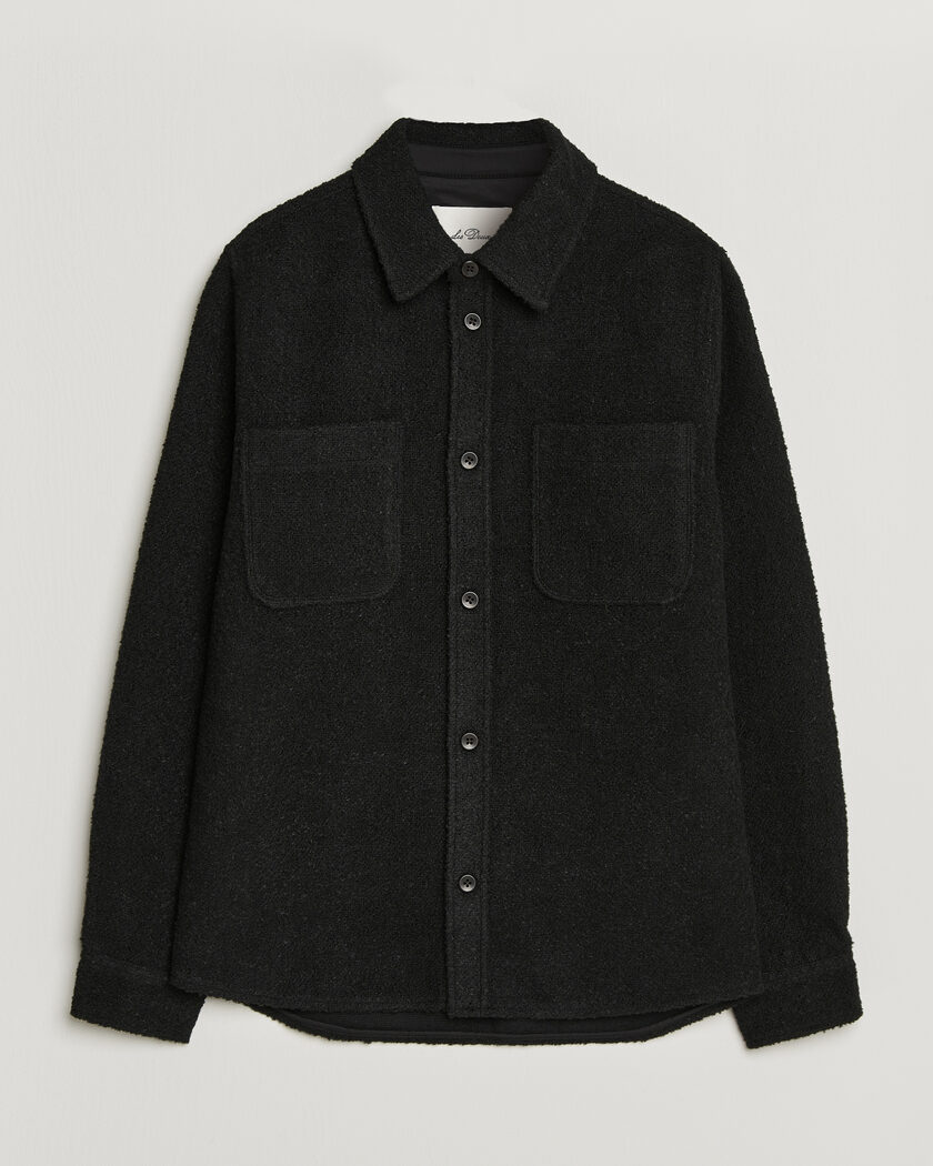 LES DEUX Boucle Overshirt Black – Musta