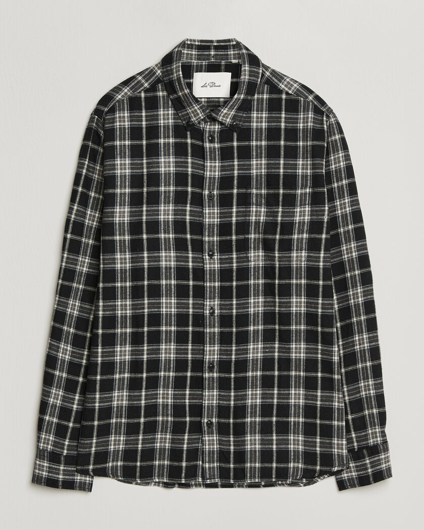 LES DEUX Vintage Check Shirt Black – Musta