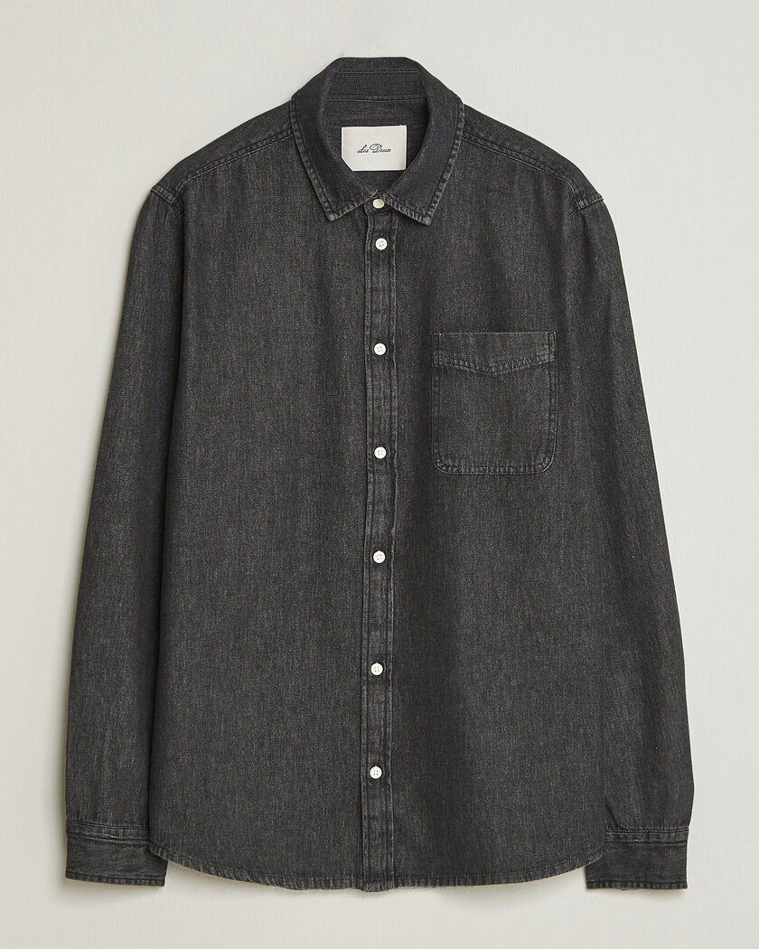 LES DEUX Denim Shirt Black Wash – Musta