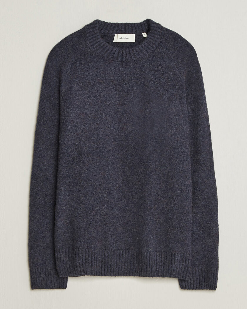 LES DEUX Soft Roundneck Knit Dark Navy – Sininen