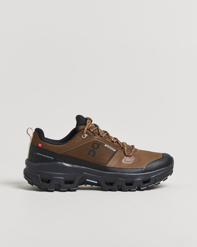 On Cloudrock Low Waterproof Earth/Black – Ruskea