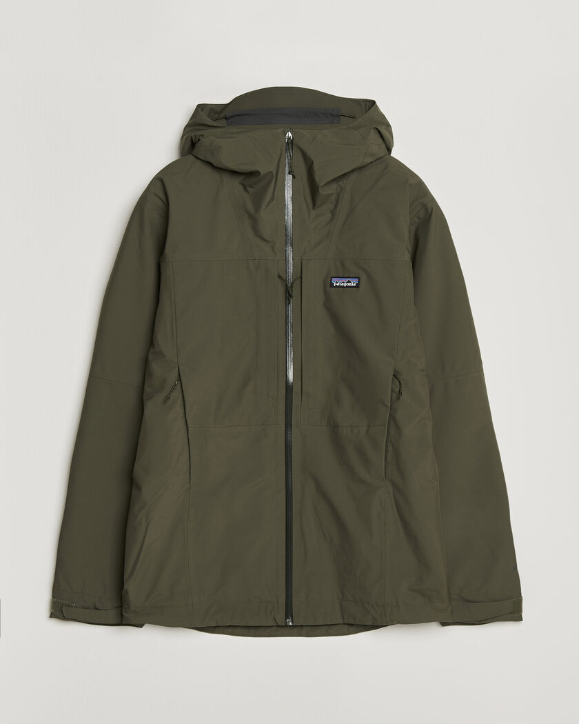 Patagonia Insulated Boulder Fork Rain Jacket Basin Green – Vihreä