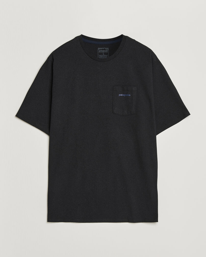 Patagonia Boardshort Logo Pocket Responsibili T-Shirt Ink Black – Musta