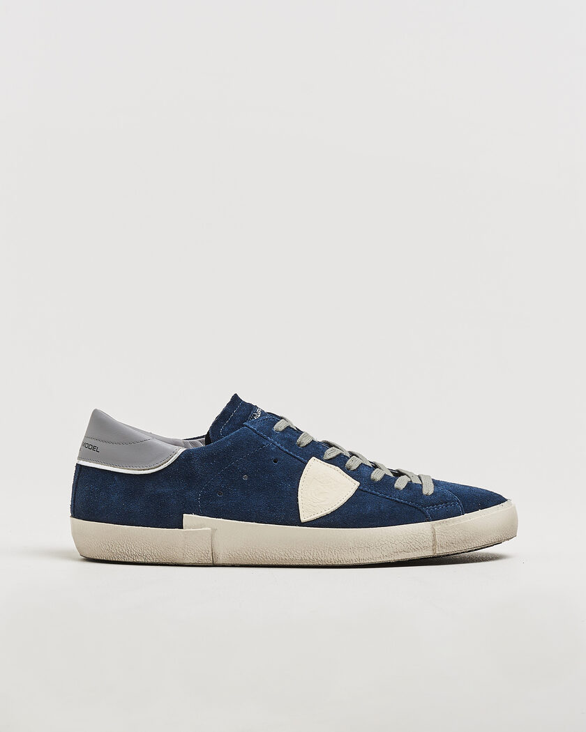  Philippe Model PRSX Low Top Suede Sneaker Blue/Grey – Sininen